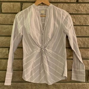 Any New Day Collarless Top